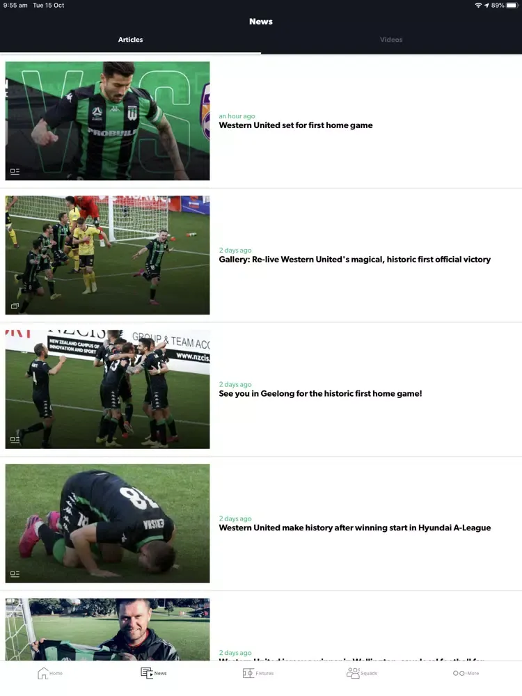 Screenshot di Western United FC Official App iPad 