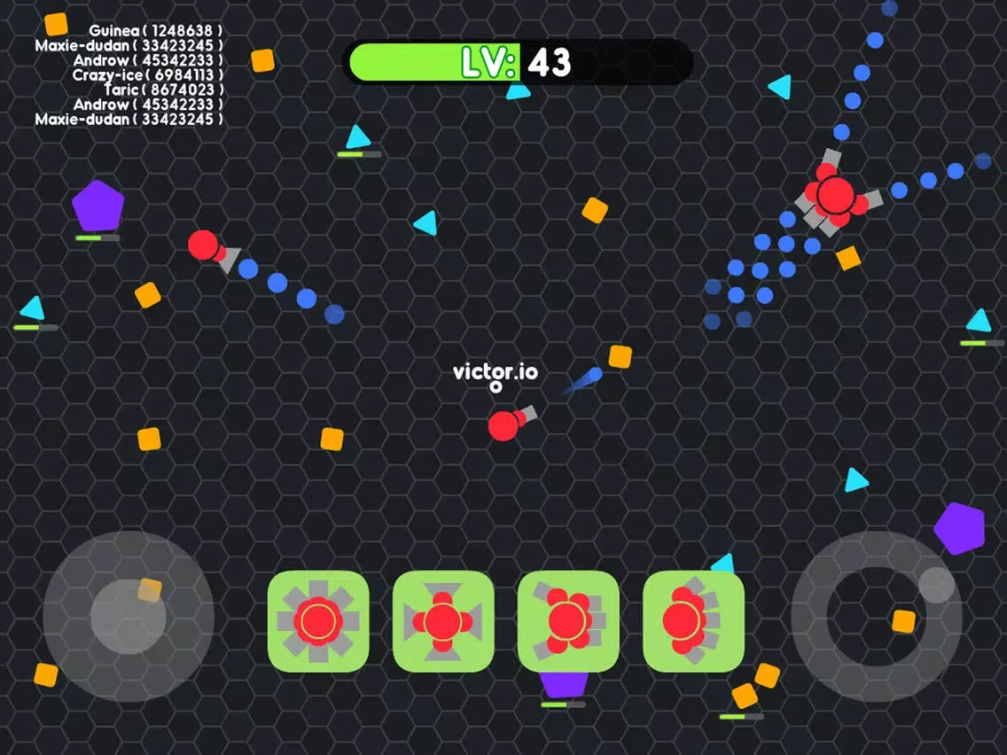 Zrzuty ekranu Tank.IO War - Online multiplayer games iPad 