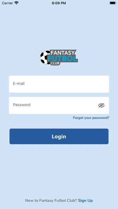 Ảnh chụp màn hình của Fantasy Futbol Club