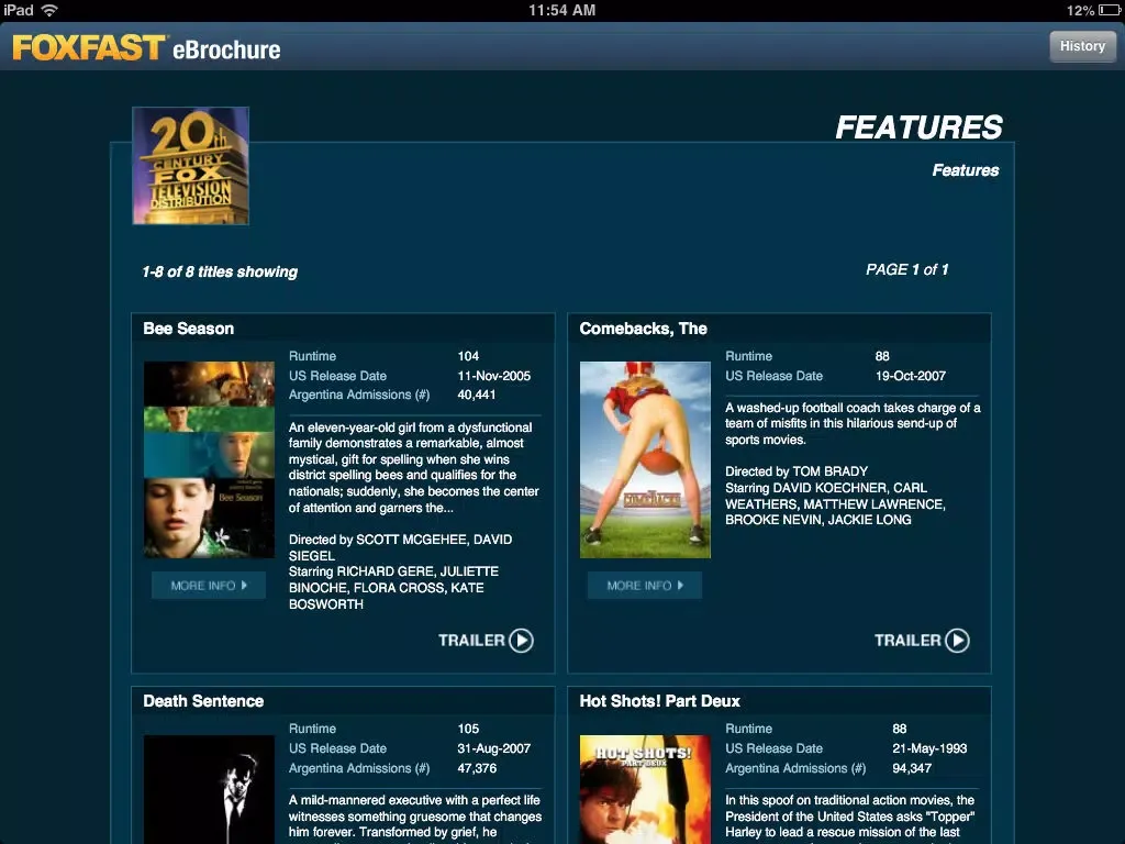 FoxFast eBrochure iPad 應用截圖