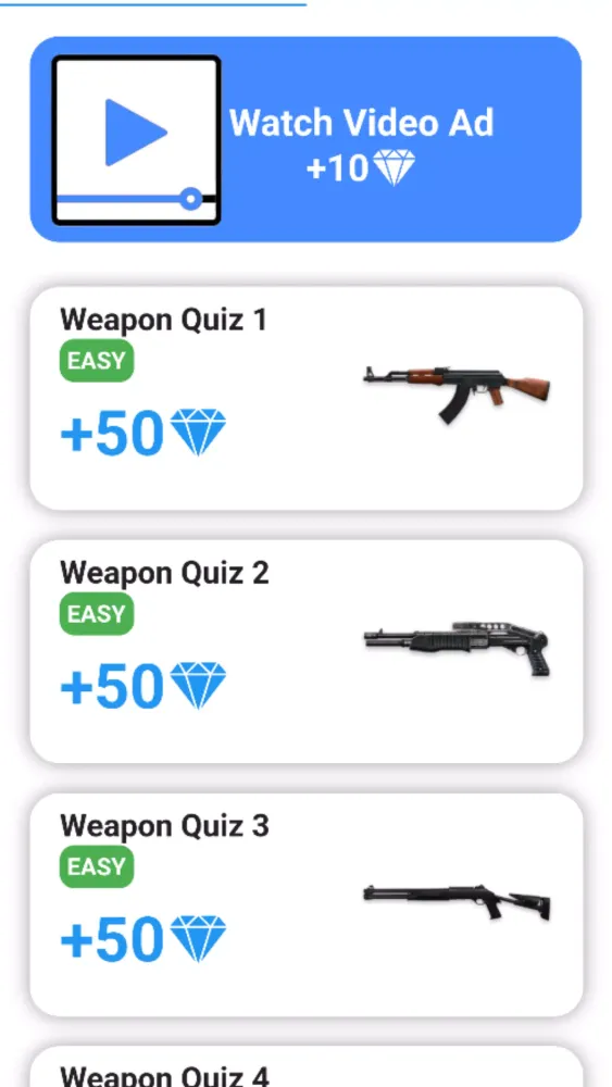 Ảnh chụp màn hình của FFire Diamond Reward Quiz
