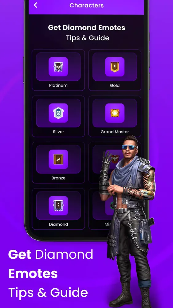Capturas de pantalla de Get FFF Daily Diamonds Tips