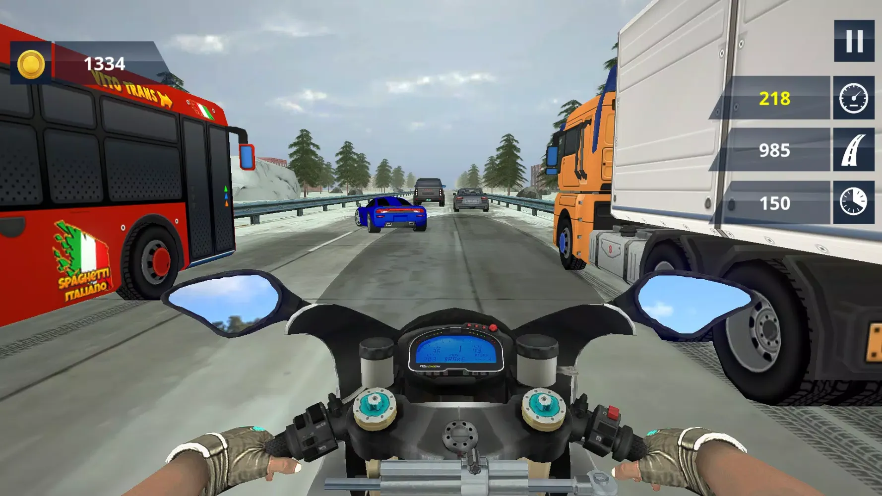 Endless Moto Traffic Racer 3D应用截图