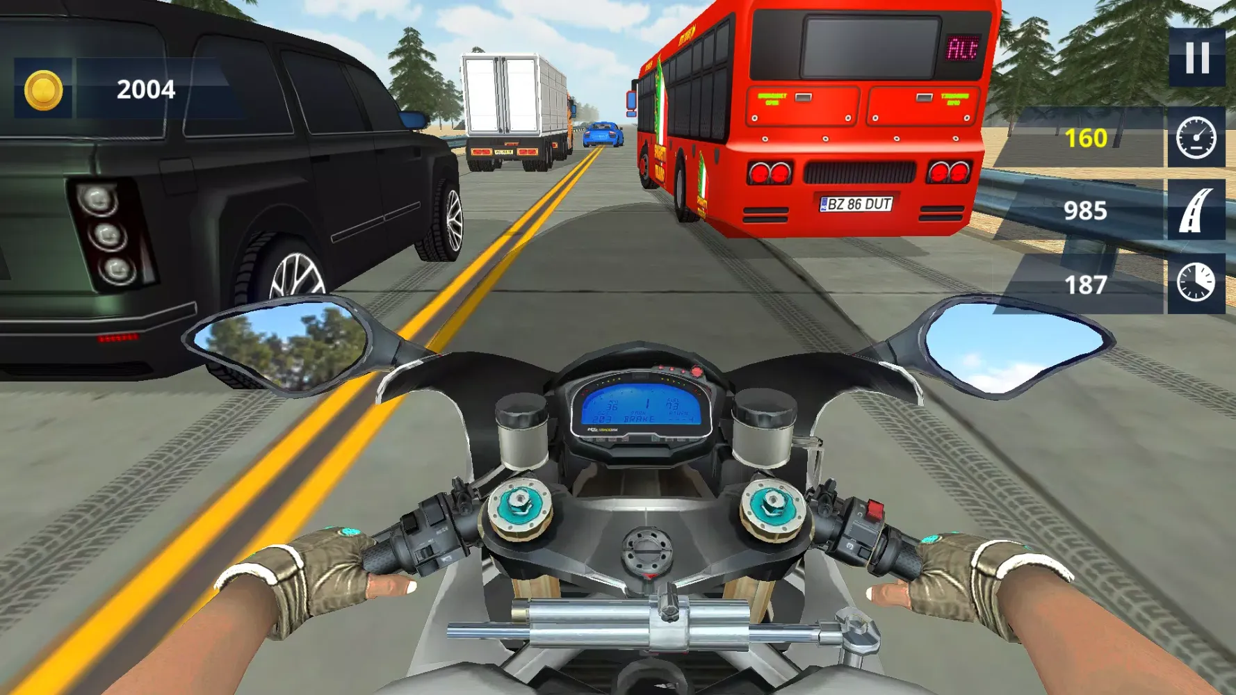 Endless Moto Traffic Racer 3D应用截图