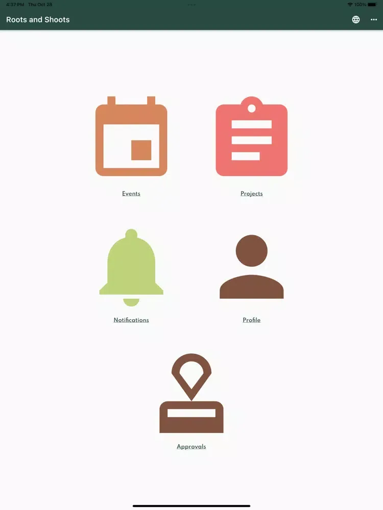 Roots and shoots Singapore iPad 应用截图