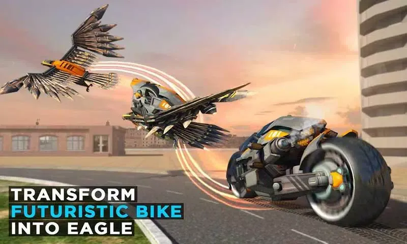 Robot Transforming Wild Eagle Cop Car- Robot Games Screenshots
