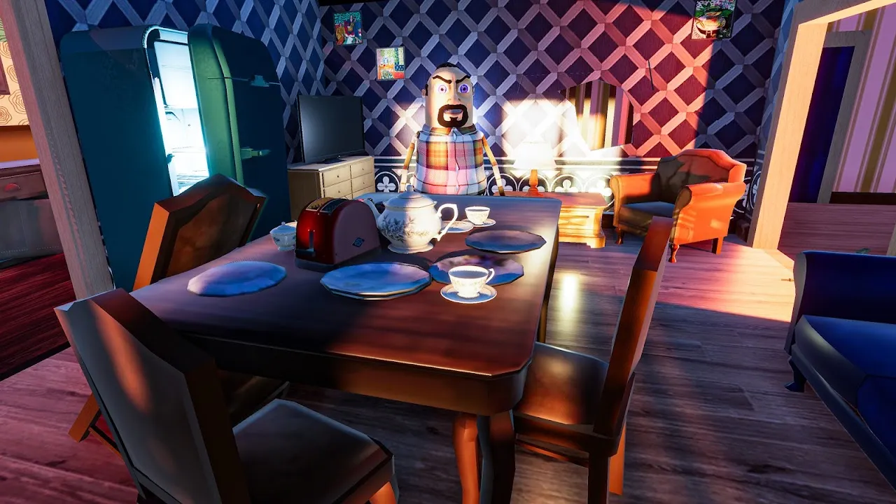 ภาพหน้าจอของ Hello Crazy Neighbor Game 3D