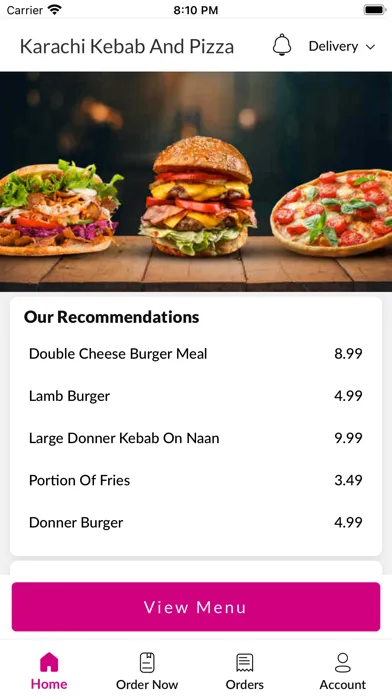 Zrzuty ekranu Karachi Kebab And Pizza