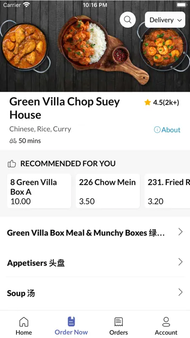 Captures d'écran de Green Villa Chop Suey House