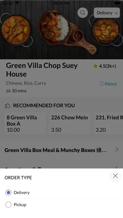 Captures d'écran de Green Villa Chop Suey House