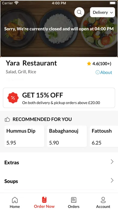 Yara Restaurant Screenshots
