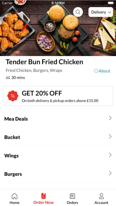 Tender Bun Fried Chicken.应用截图