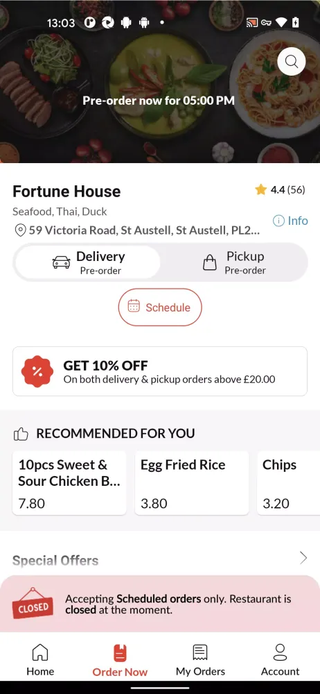 Ảnh chụp màn hình của Fortune House