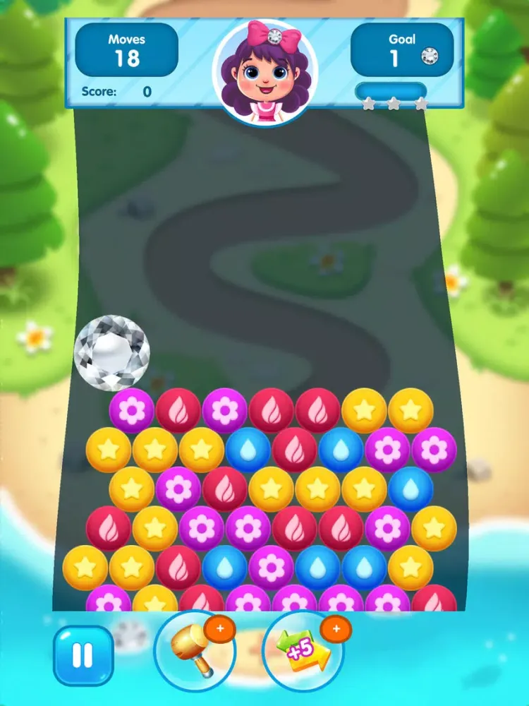Capturas de tela do Boo Ball iPad 