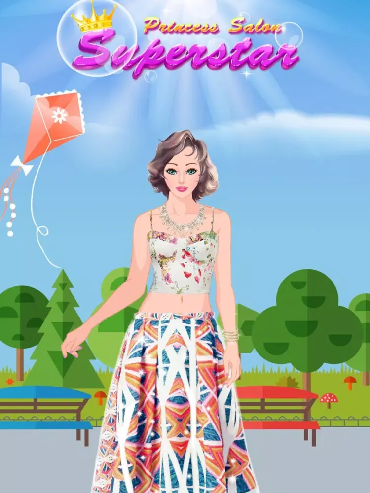 Tangkapan layar Girls Dress Up - games for girls! iPad 