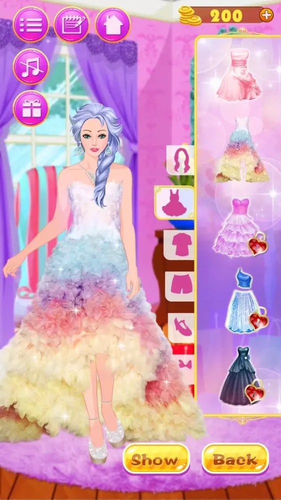 Tangkapan layar Girls Dress Up - games for girls!