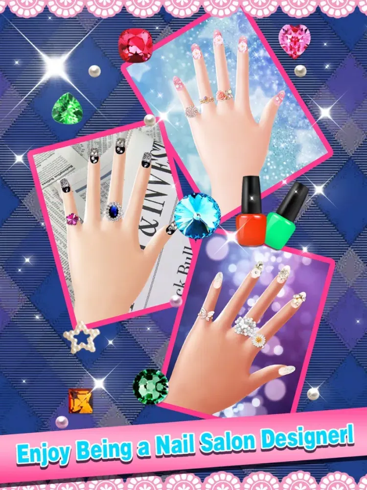Nails Salons - Near me for girls game iPad  سکرین شاٹس
