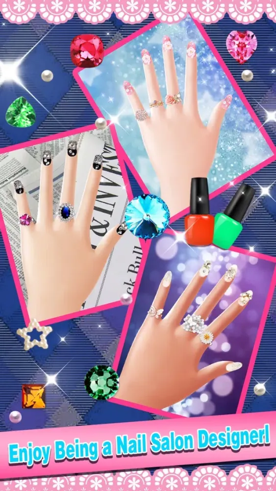 Nails Salons - Near me for girls game سکرین شاٹس