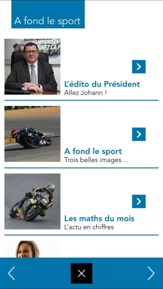 Ảnh chụp màn hình của E-Mag France Moto