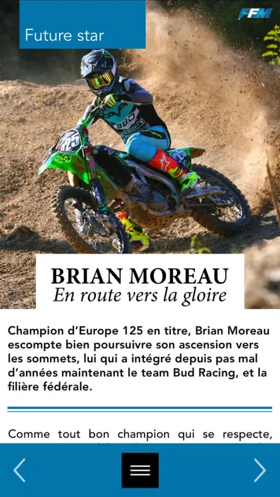 Ảnh chụp màn hình của E-Mag France Moto