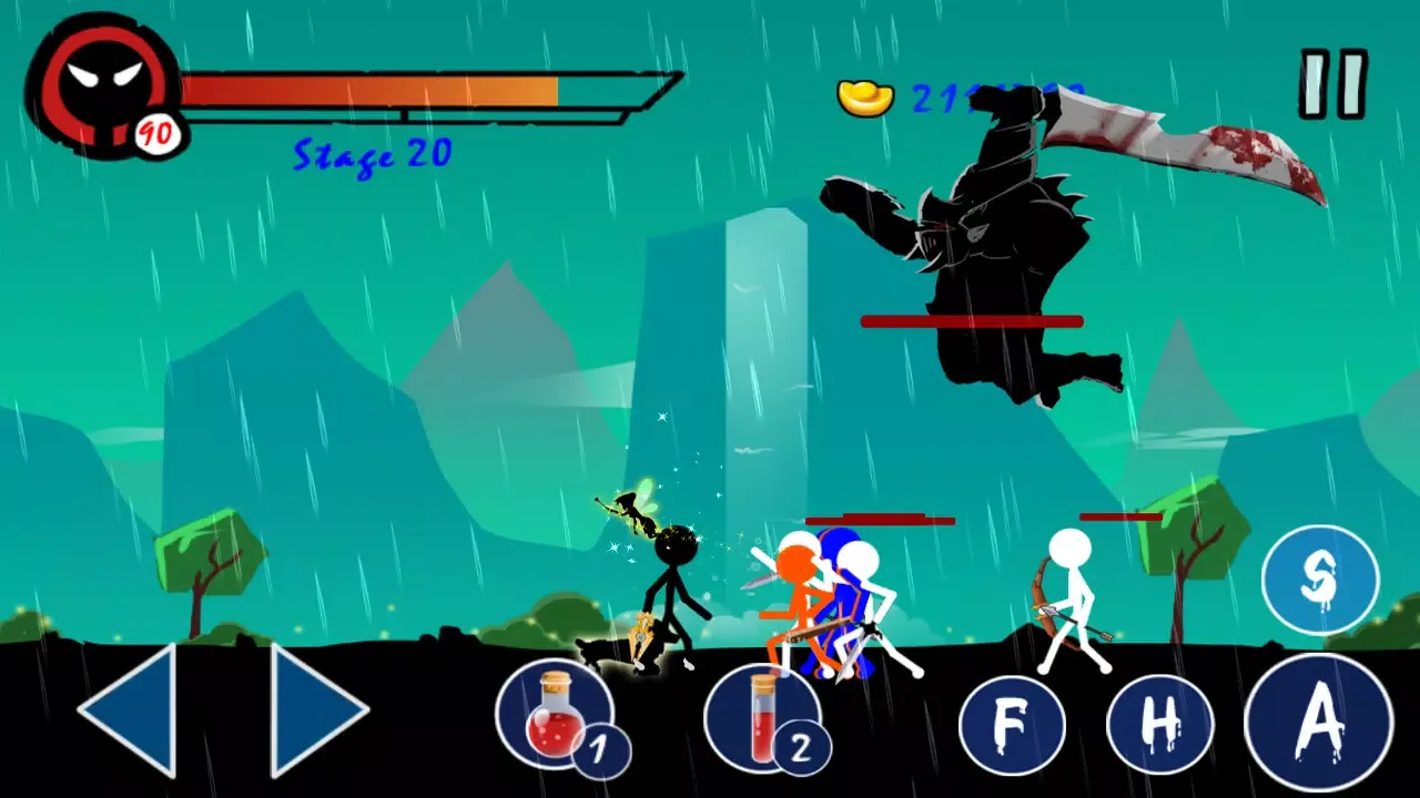 Ảnh chụp màn hình của Stickman Ghost