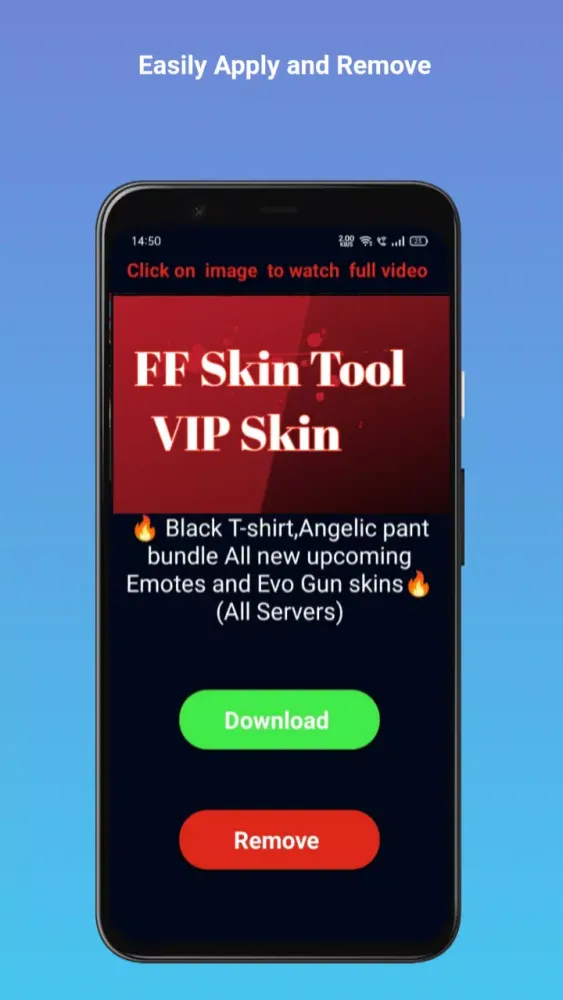 FFF FF Skin Tool Screenshots