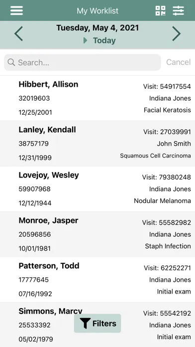Synapse Connext Mobile Screenshots