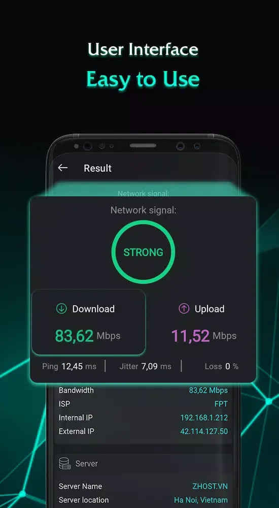 Test your Network speed Screenshots