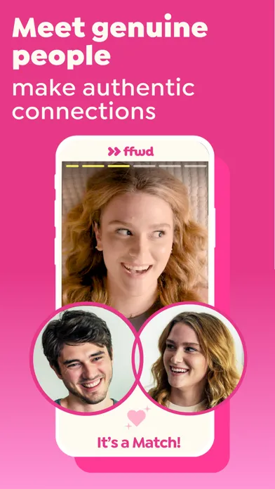 Capturas de tela do Fast-Forward Dating App (FFWD)