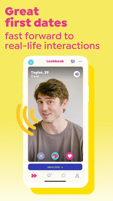 Capturas de tela do Fast-Forward Dating App (FFWD)