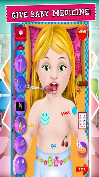Captures d'écran de Dolly Playtime Baby Doctor