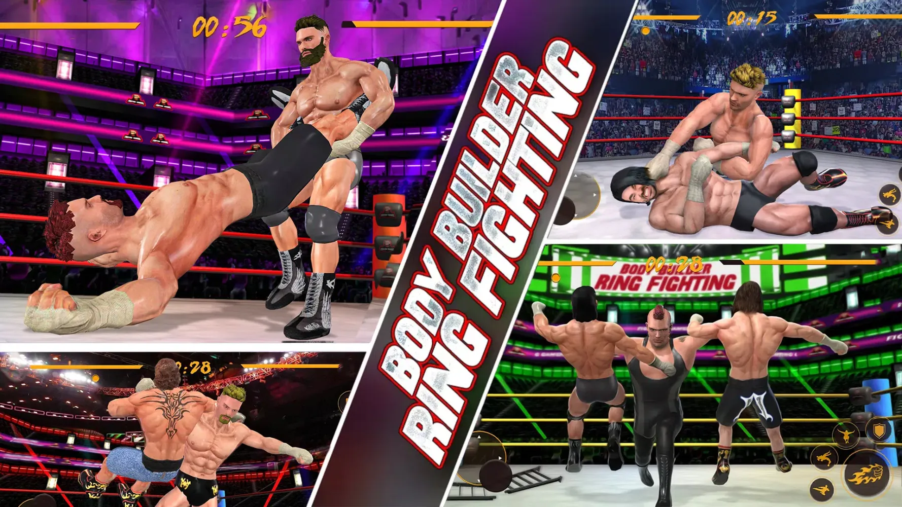ภาพหน้าจอของ Bodybuilder Ring Fighting Club