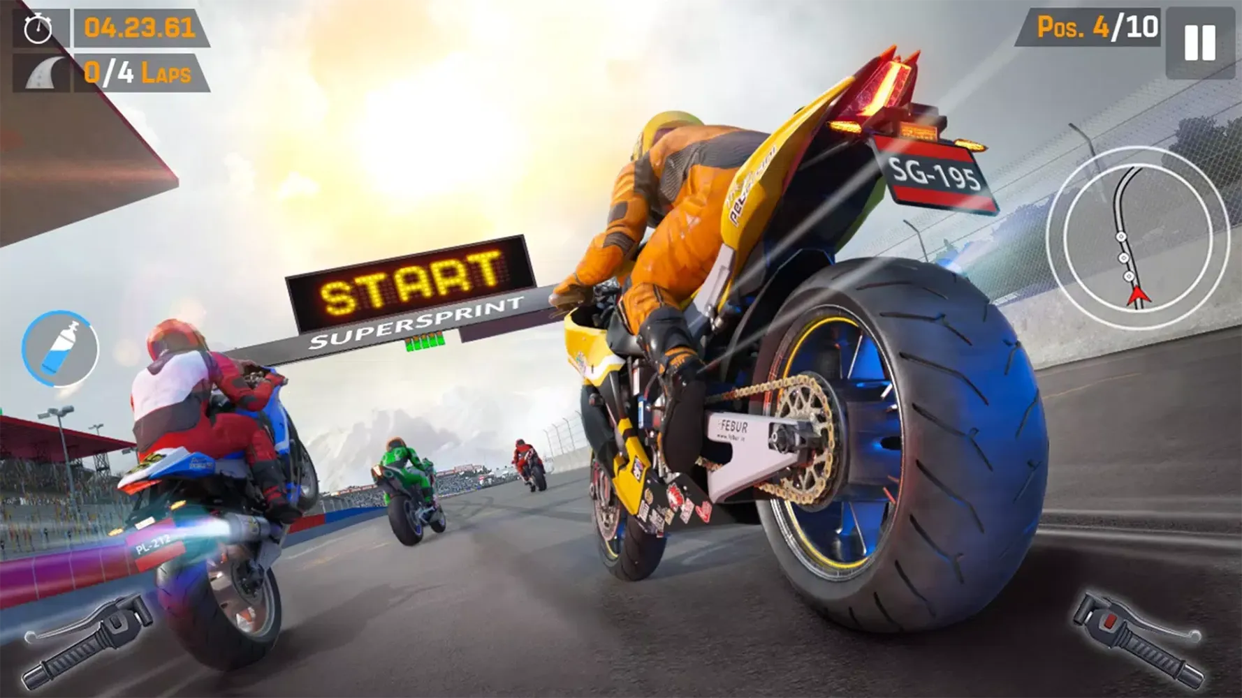 Capturas de pantalla de Moto Bike Racing: GT Bike Game