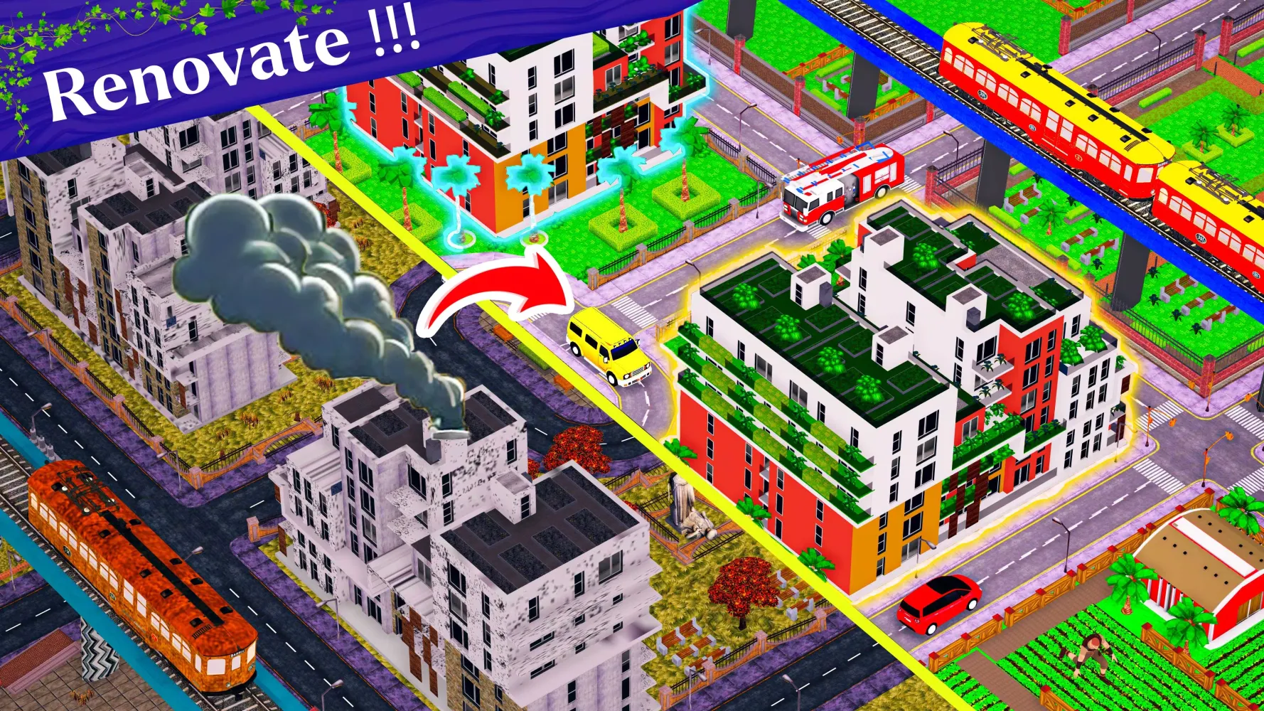 ภาพหน้าจอของ EcoScape - City Tycoon Games