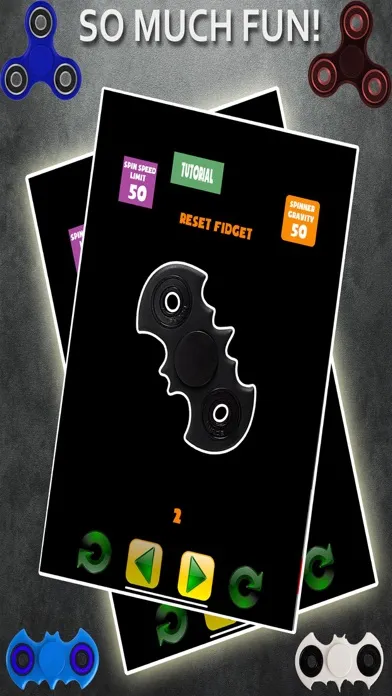 Super Fidget Spinner Toy Game Screenshots