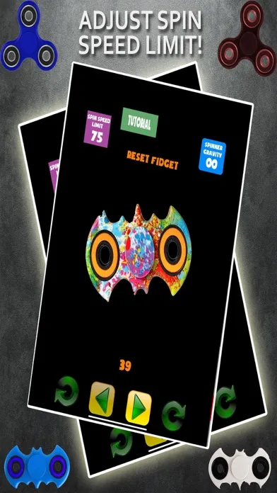 Super Fidget Spinner Toy Game Screenshots