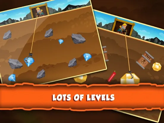 Capturas de pantalla de Gold Rush Digger Prize Miner iPad 