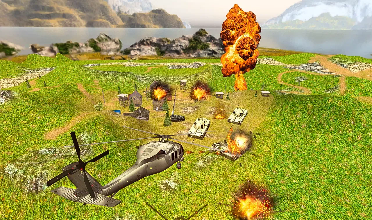 Helicopter Strike Gunship War Screenshots