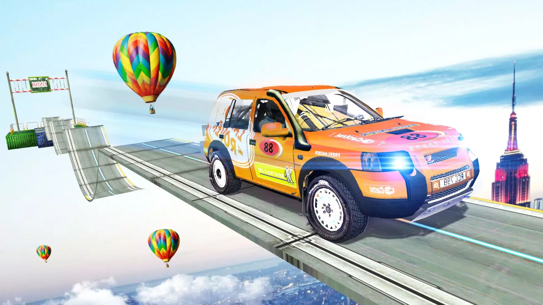 Mega Ramp Impossible Car Stunt Ekran Görüntüleri