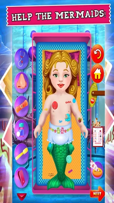 Tangkapan layar Mermaid Baby Nurse Sea Doctor