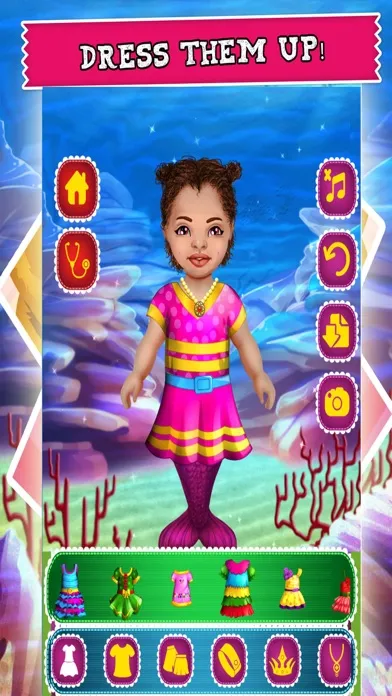 Tangkapan layar Mermaid Baby Nurse Sea Doctor