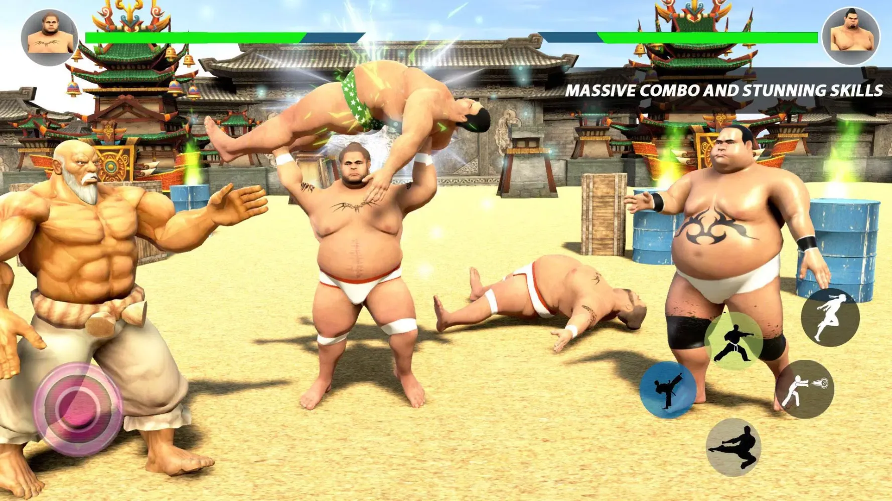 Sumo Wrestling 2020 Live Fight Screenshots