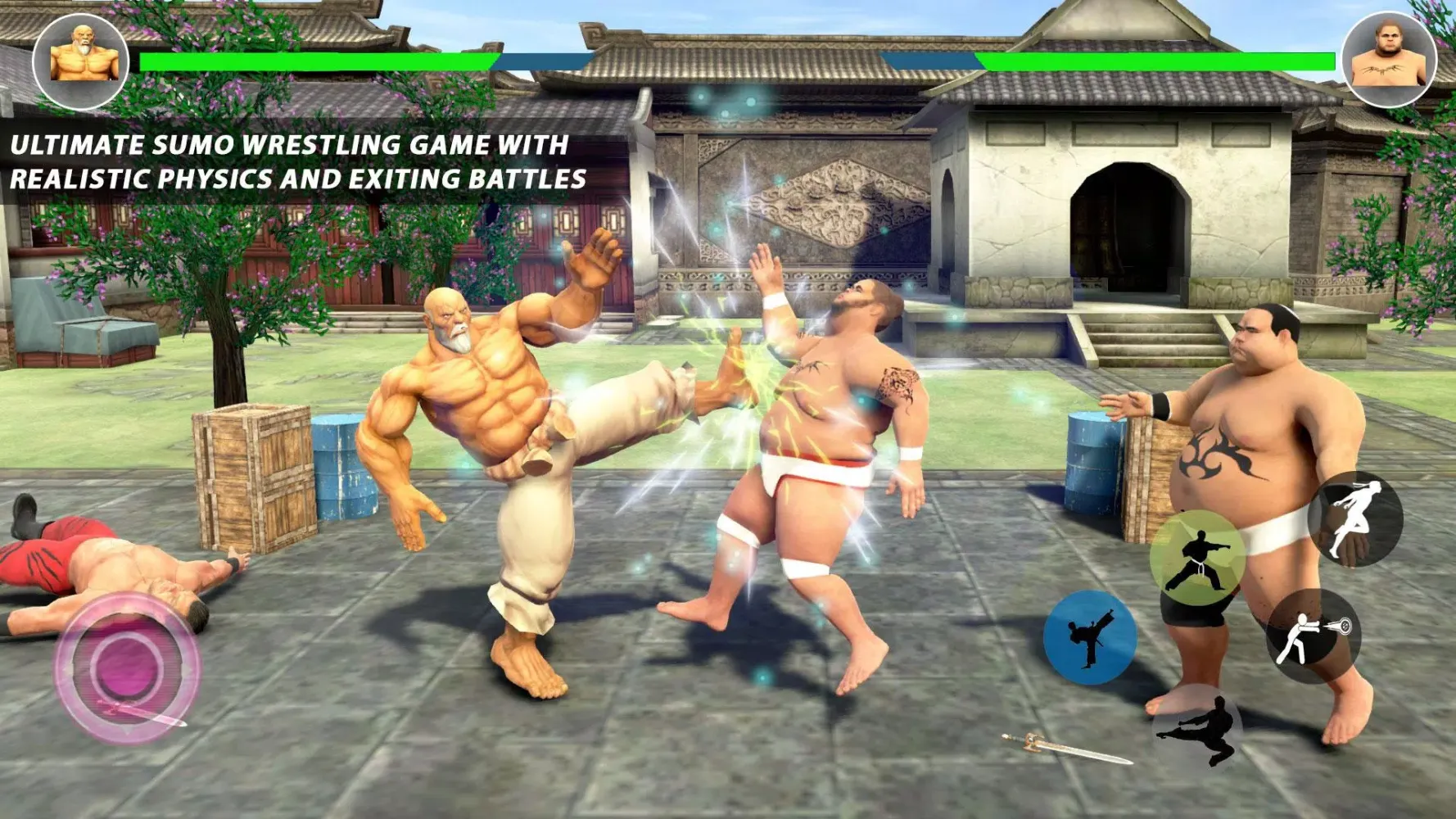 Sumo Wrestling 2020 Live Fight Screenshots