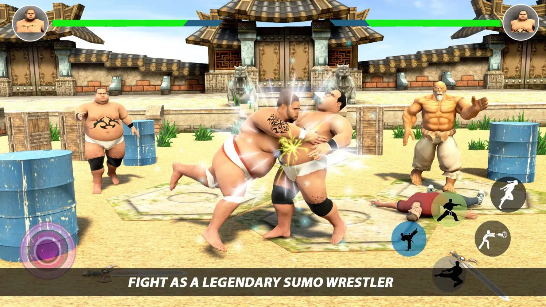 Sumo Wrestling 2020 Live Fight Screenshots