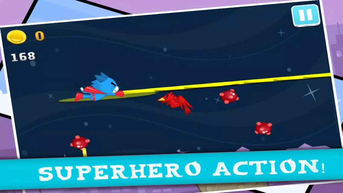 Скриншоты Superhero Cat Paw Battle vs Alien Attack Patrol Game Free