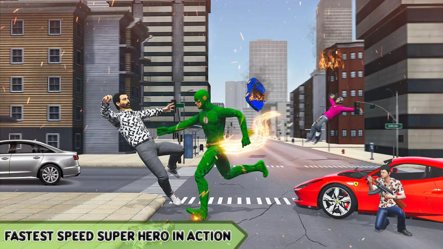 Super Speed: Flying Hero Games Screenshots