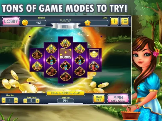 Wizard Of Wonderland Slot Game iPad  Screenshots