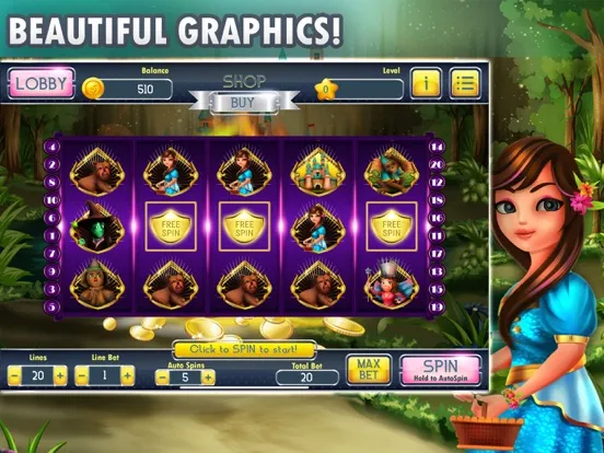 Wizard Of Wonderland Slot Game iPad  Screenshots