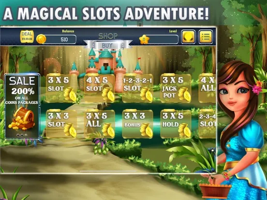 Wizard Of Wonderland Slot Game iPad  Screenshots