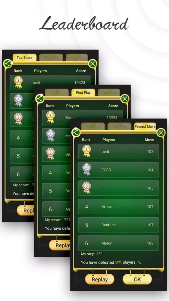 Solitaire - Free Classic Card Games Ekran Görüntüleri